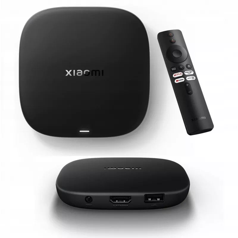 Xiaomi TV Dėžutė S 4K Ultra HD (Gen3/2025), WiFi 6, 32GB, Google TV