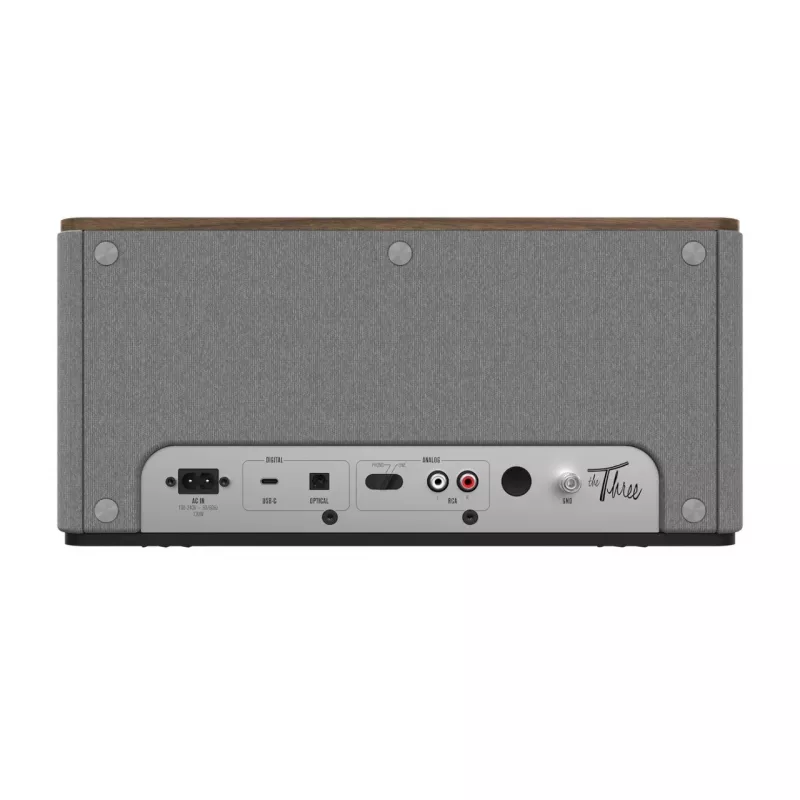 Klipsch the Three Plus Premium Bluetooth Speaker System riešutmedžio USB RCA...