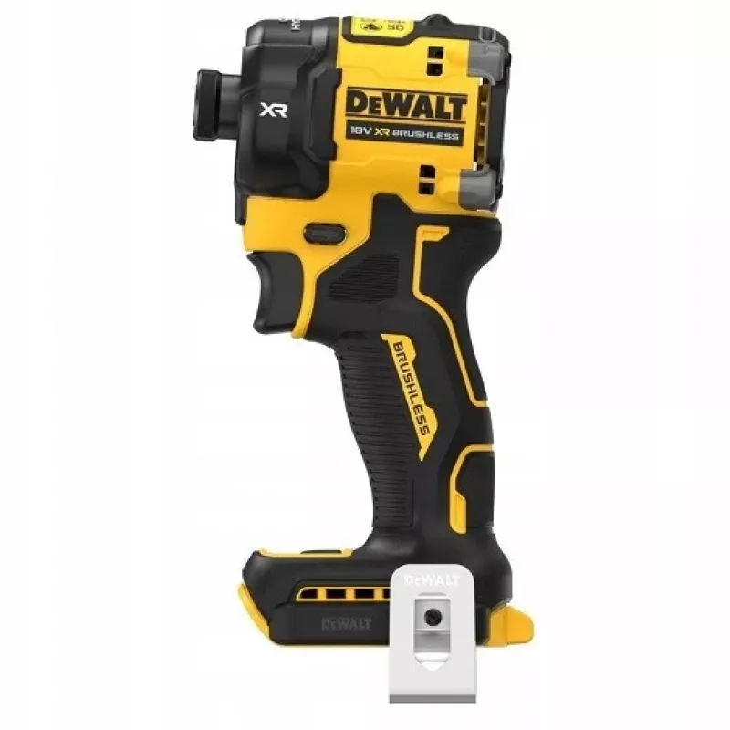 Belaidis atsuktuvas DeWalt DCF870N-XJ, 18 V Li-Ion, 56 N·m sukimo momentas, 1/4 colio griebtuvas, pistoletine rankena