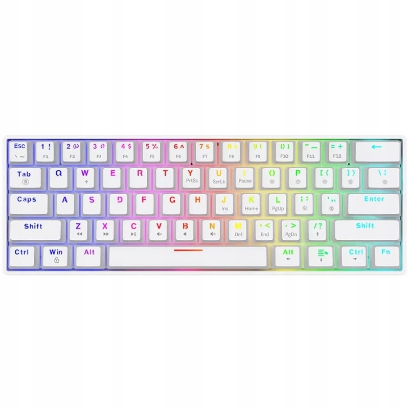 Mechaninė klaviatūra Whiteout X2, Outemu Blue, Hot Swap Savio Savgk-white