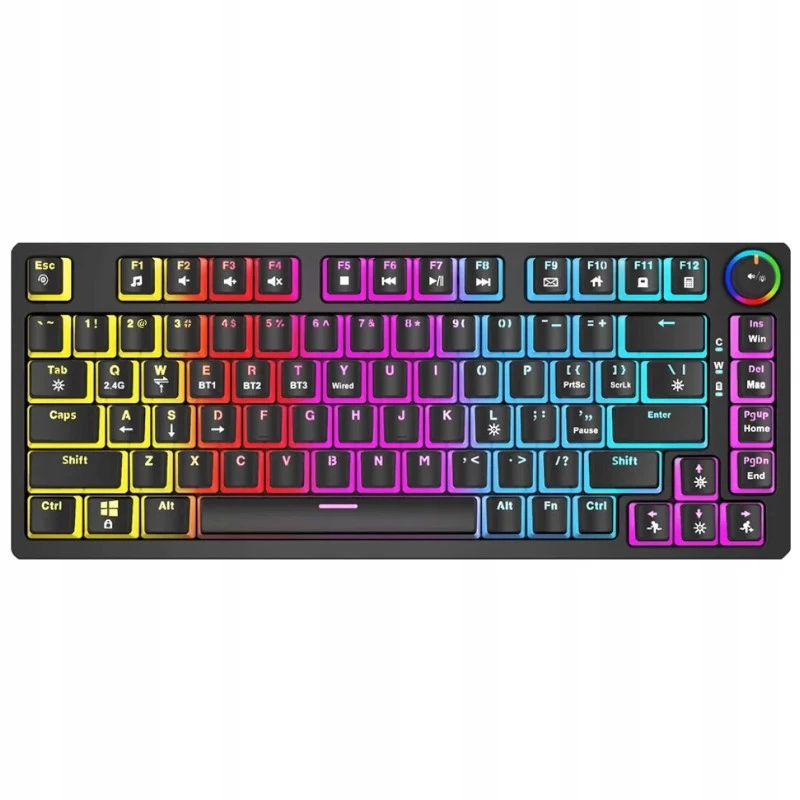 Žaidimų klaviatūra Savio SAVGK-PHENIX RED PUDDING Mechaninė RGB Belaidė