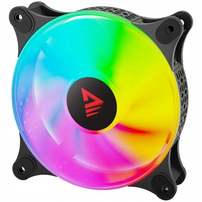 SAVIO Blast 120mm ARGB PWM korpuso ventiliatorius - juodas