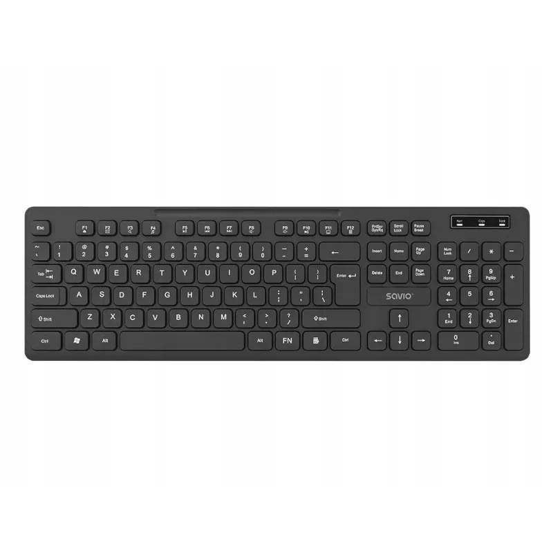Savio KB-02 klaviatūra Namams/Biurui USB QWERTY Juoda