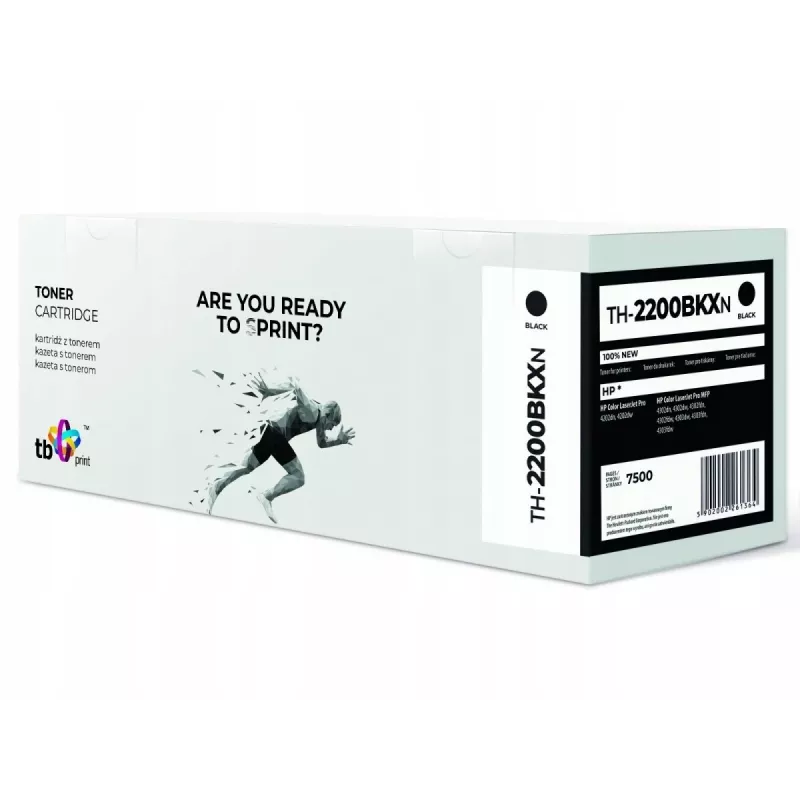 Toneris, skirtas HP Color LaserJet Pro 4202 W2200X TH-2200BKXN, 100 % naujas, juodas