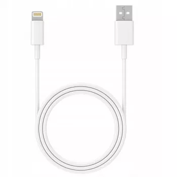 kabelis USB 2.0 iPhone AM-lightning 1m Balta
