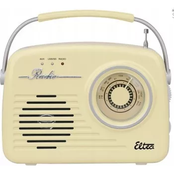 Radio Eltra Radio Luiza Retro SP-11 MP3 USB SD Vanilinis