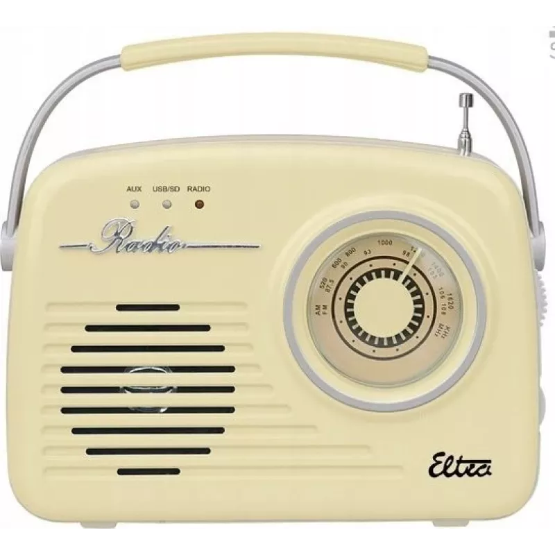 Radio Eltra Radio Luiza Retro SP-11 MP3 USB SD Vanilinis