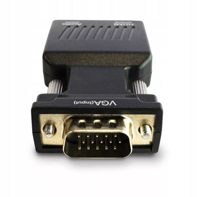 SAVIO CL-145 VGA į HDMI keitiklis, garsas, Full HD, juodas