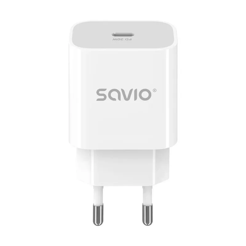 sieninis Charger 20W LA-09 USB-c Qc, Pd 3.0 Savio SAVLA-09