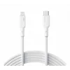 CB-SCL2 Baltas silikoninis kabelis Lightning-USB C USB Power Delivery USB-PD