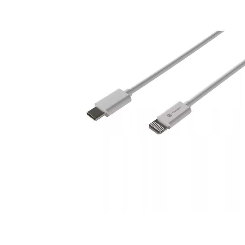 kabelis Lightning (m)->USB-c(m) 2m Mfi Prati White Natec NKA-2151