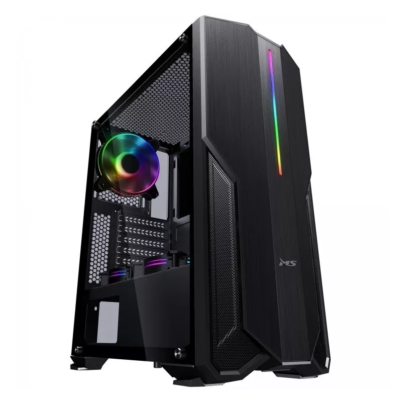 PC ŽAIDIMŲ KORPUSAS MS FIGHT ER V310 JUODAS (MSC10008)