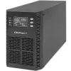 Qoltec nepertraukiamo maitinimo šaltinis (UPS) | 1kVA | 1000W | Galios koeficientas 1.0 | LCD | EPO | USB | Internetinis