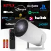 Projektorius WiFi Nuotolinis Android TV 130 colių 4K Full HD HY300 Pro LED