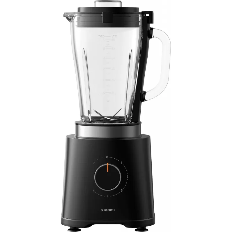 Virtuvinis blenderis Xiaomi BHR8936EU — 600 W, 1,75 L dubuo, 5 greičiai, sukamasis valdymas, nerūdijančio plieno peiliai, juodas