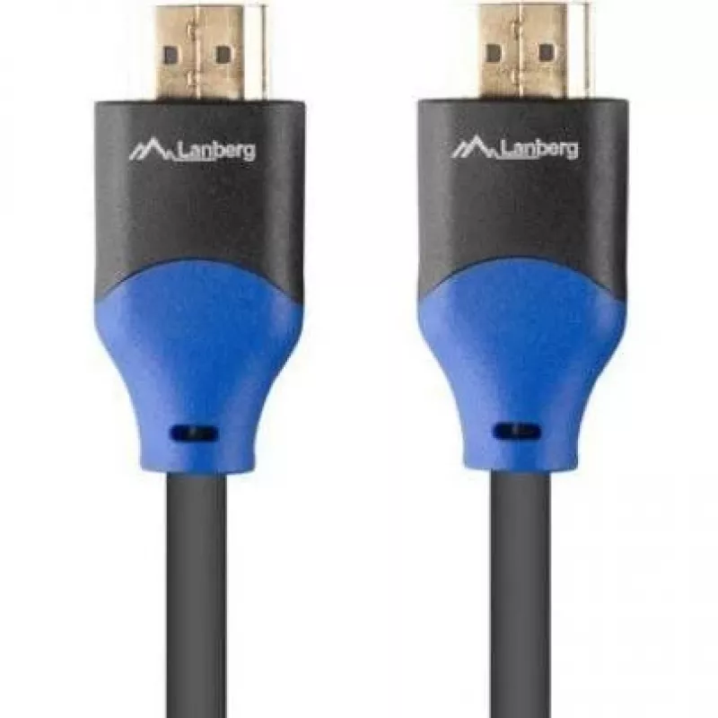 HDMI laidas Lanberg CA-HDMI-15CU-0030-BK 3m HDMI Type A jungtis (vyriška) 18 Gbit/s
