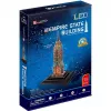 Empire State Building - šviečianti 3D dėlionė iš 37 dalių