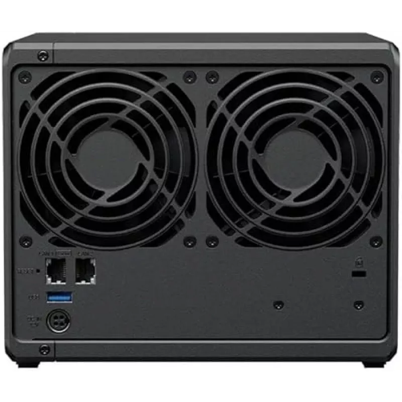 NAS saugojimo serveris SYNOLOGY DS425+ — 4 lizdų, Intel Celeron J4125 2,0–2,7 GHz, 2 GB DDR4, 0 TB, 2,5GbE, 2 M.2 lizdai
