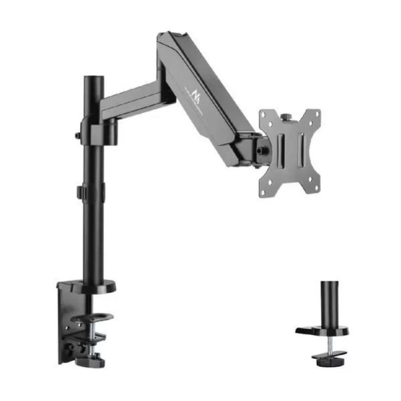 Stalinis monitoriaus laikiklis MACLEAN MC-775 32 colių (81,3 cm) ekranams, VESA 75x75–100x100, iki 8 kg, pilkas