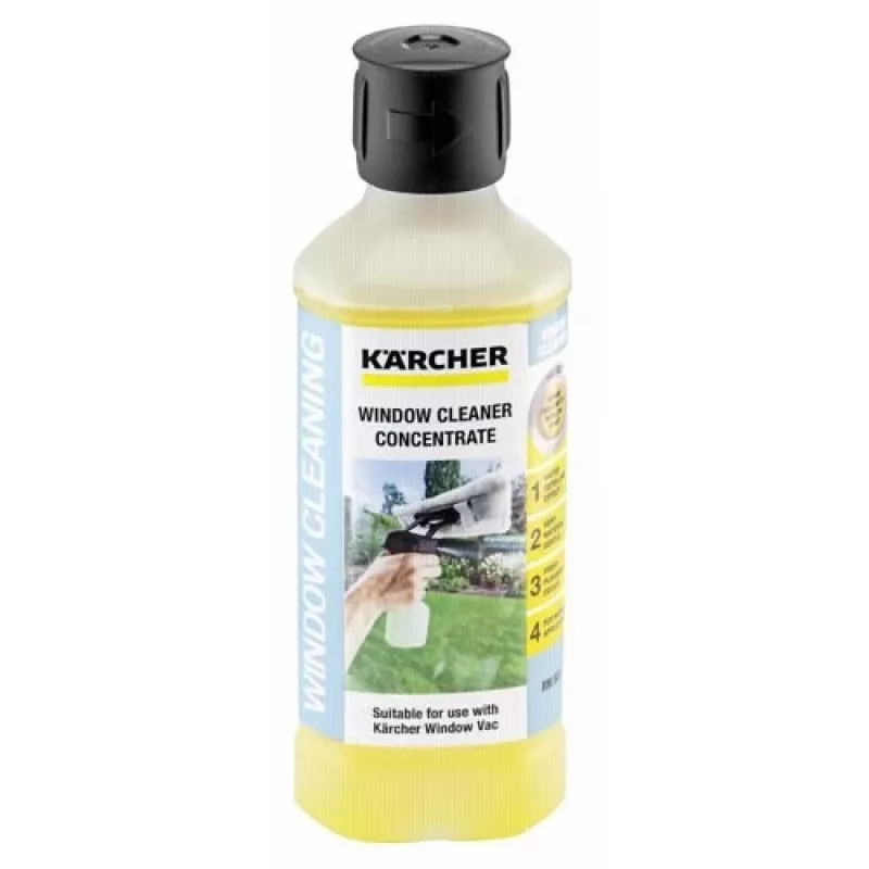Purškimo buteliukas Kärcher RM 503 500 ml — stiklų valiklis, 500 ml, purškimo dozatorius, nepaliekantis dryžių