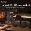 Synology DiskStation DS1525+ NAS / saugojimo serveris Ryzen Embedded V1500B 8 GB DDR4 0 TB Juoda