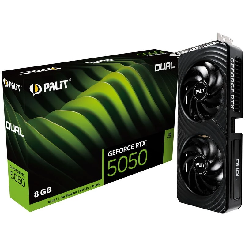 Palit GeForce RTX 5050 Dual 8GB GDDR7 vaizdo plokštė