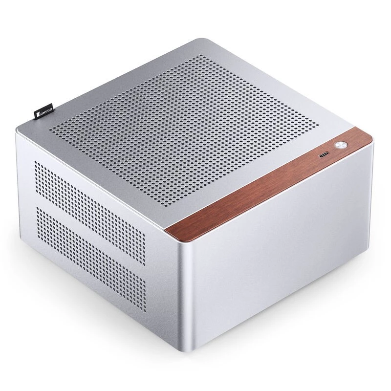 Kompiuterio korpusas Jonsbo NV10 Mini ITX - Sidabrinis