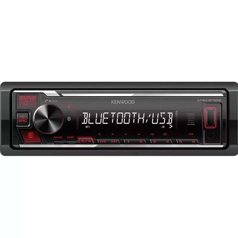 Automobilinis medijos imtuvas Kenwood KMM-BT209 Bluetooth 200 W Juoda