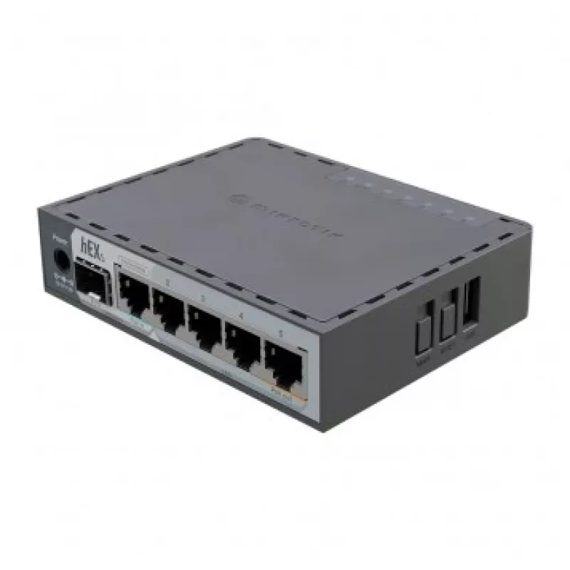 Mikrotik E60IUGS Laidinis maršrutizatorius Gigabit Ethernet Juodas