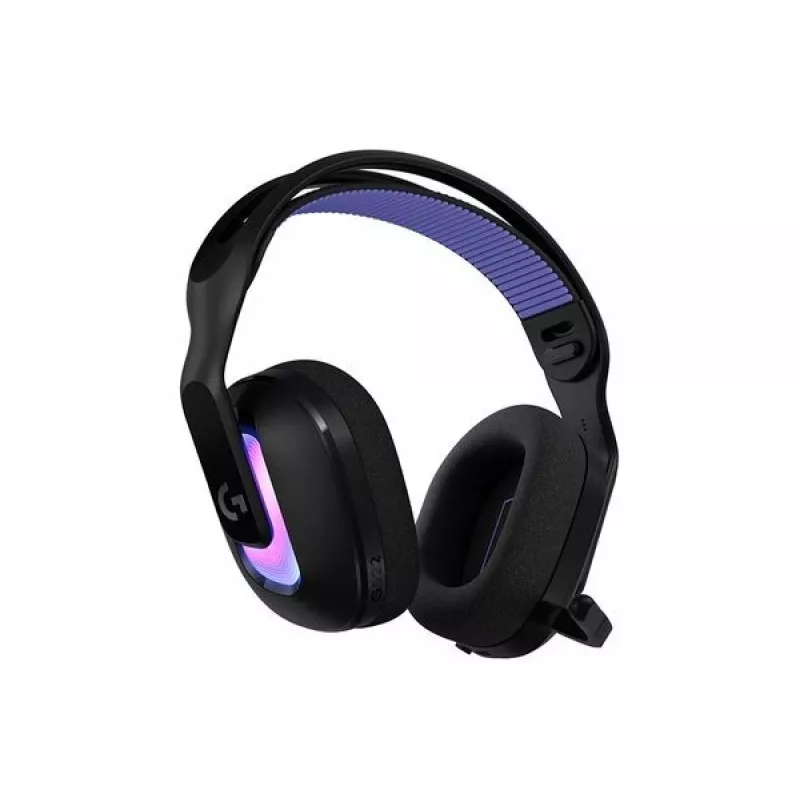 Logitech G G522 LIGHTSPEED belaidės žaidimų ausinės su LIGHTSYNC RGB apšvietimu ir pažangiu sinchronizuotu garsu, trijų režimų jungtys