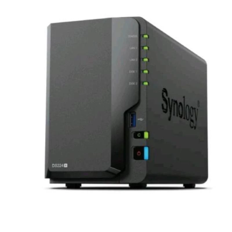 Synology DS225+ 2 Bay NAS Desktop Intel® Celeron® J4125 2 GB DDR4 Synology DSM Juoda - tik Synology HDD