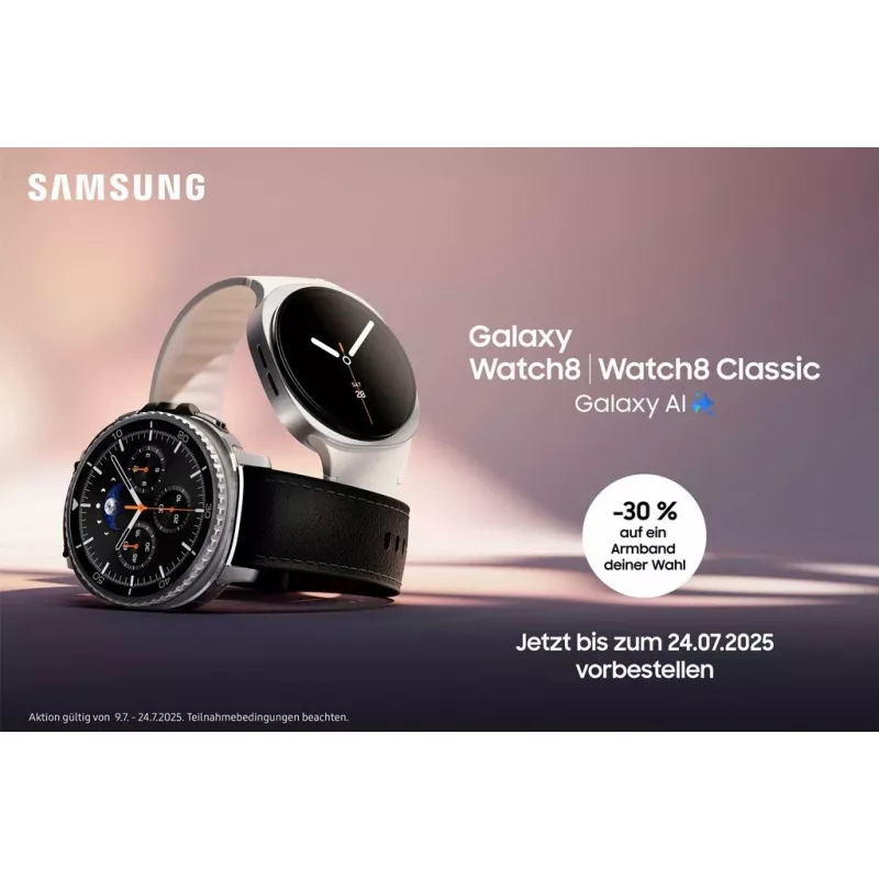 Samsung Galaxy Watch 8 3,81 cm (1,5 colio) AMOLED 44 mm Skaitmeninis 480 x 480 pikselių Liečiamas ekranas Grafitas Wi-Fi GPS (palydovas)