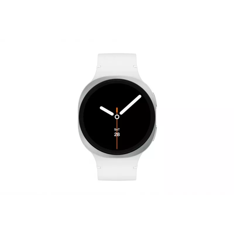 Išmanusis laikrodis Samsung Galaxy Watch 8 44 mm sidabrinis, 1,5 colio AMOLED 480x480, 5 ATM, GPS, 32 GB, 435 mAh