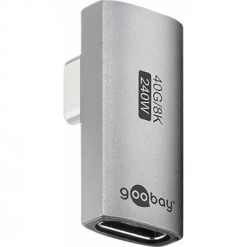 Goobay 74443 USB-C™ adapteris, vertikalus 90° pasuktas, USB4™ | Goobay
