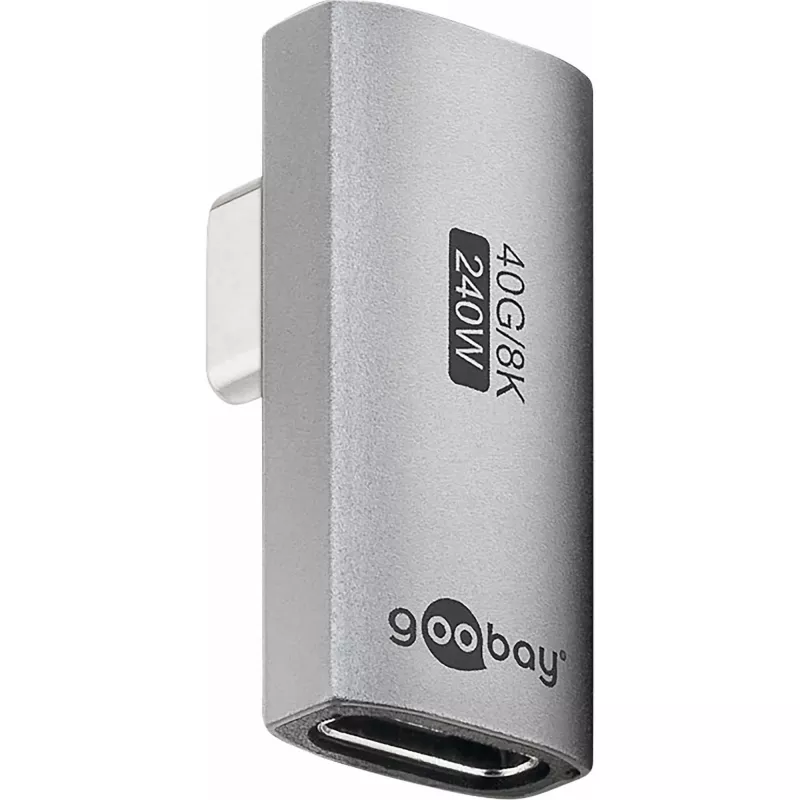 Goobay 74443 USB-C™ adapteris, vertikalus 90° pasuktas, USB4™ | Goobay