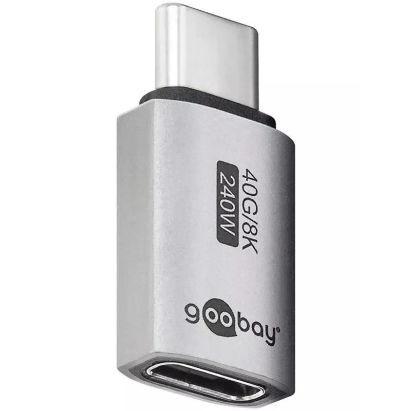 Goobay USB-C adapteris tiesus USB4 - kištukas> lizdas (74447)