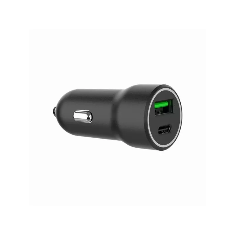 Gembird automobilinis maitinimo adapteris - USB Type-A ir C PD - 20W