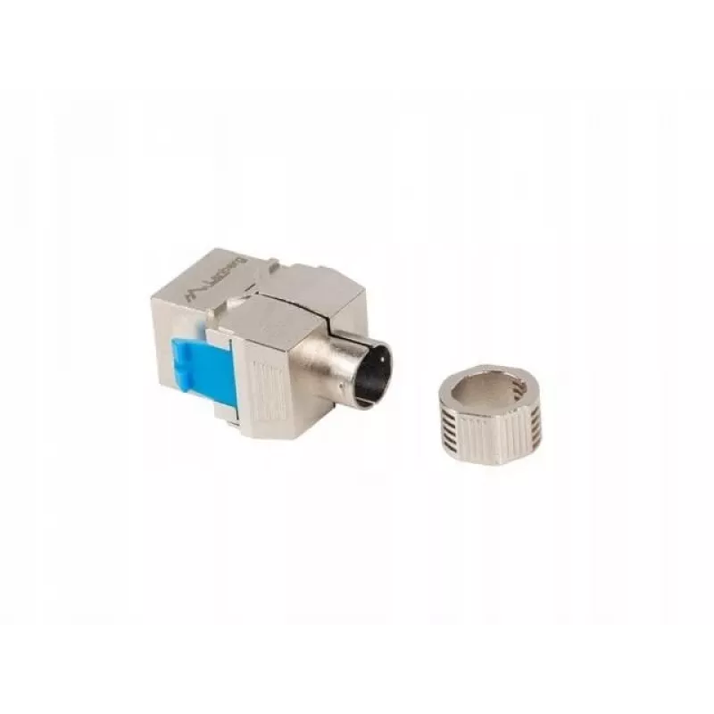 Plokščias keystone modulis Lanberg KSF8-4000 mėlynas/sidabrinis RJ-45