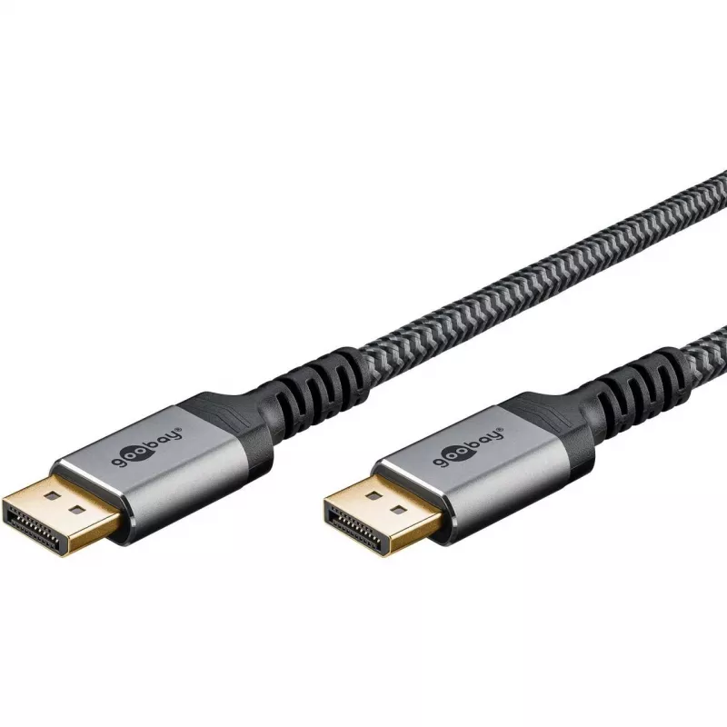 Goobay DisplayPort kabelis 2.0/2.1, 80 Gbit/s | 75685 | DisplayPort į DisplayPort