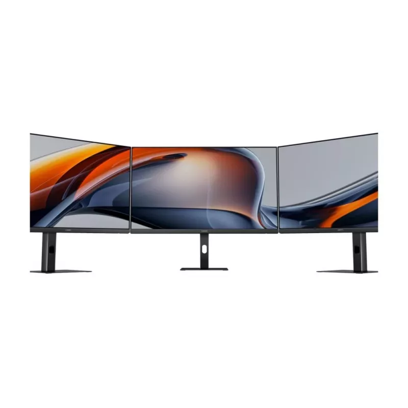 27 colių LCD monitorius Xiaomi A27Ui — 27 colių (68,6 cm), IPS, 3840×2160, 60 Hz, 6 ms, 360 cd/m², HDR10, sRGB 99%, VESA 75×75, USB-C, 2×HDMI, 2×USB-A