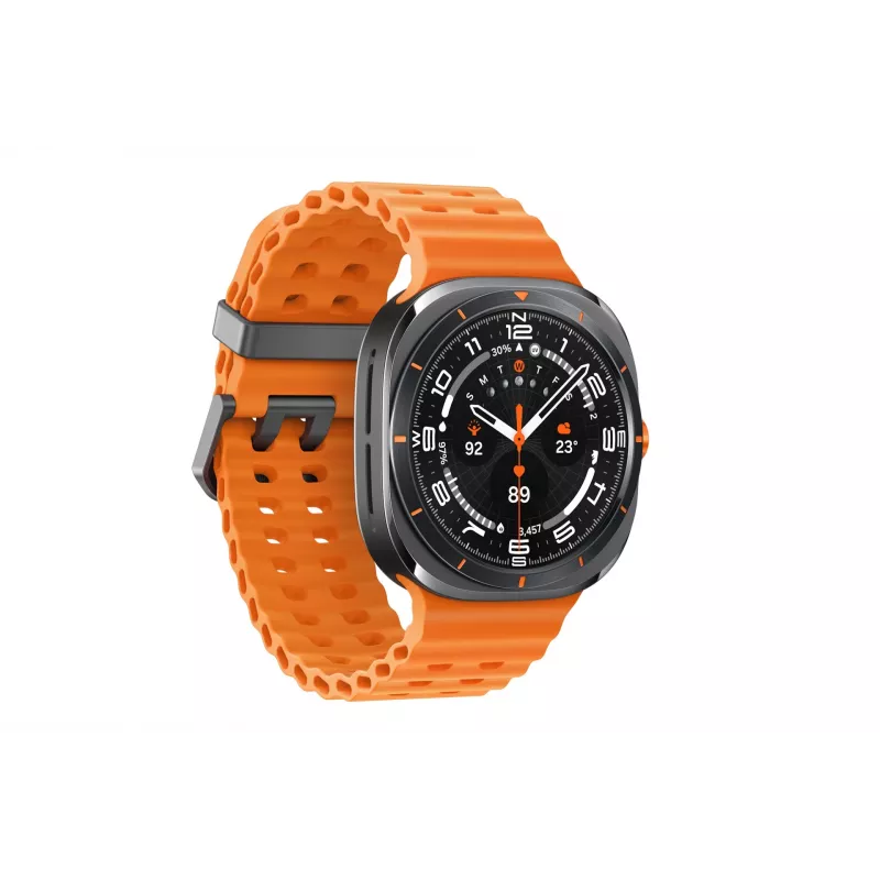 Samsung Galaxy Watch Ultra 3,81 cm (1,5 colio) AMOLED 47 mm Skaitmeninis 480 x 480 pikselių Liečiamas ekranas 4G Pilka, Titanas Wi-Fi GPS (palydovas)