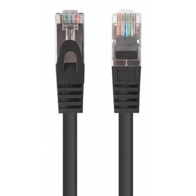 LANBERG RJ-45 Cat6 komutacinis kabelis PCF6-20CC-0150-BK, F/UTP, CCA laidininkas, 1,5 m, juodas