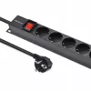 „Qoltec“ aliuminis PDU stovui | 16 A | 16 x „Schuko“ | vertikalus | 1,8 m