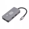 Tb Adapter Hub USB C (7w1) HDMI USB SD/tf RJ45 (2500 Mbps) Pd