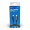 „Savio“ USB-C – USB-C laidas CL-174 1 m juodas USB 3.2 Gen 1