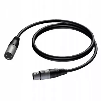 Procab XLR kištukas į XLR lizdą laidas 1,5 m — subalansuotas mikrofono/garso laidas