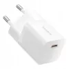 Baseus P10110909213-00 USB-C GaN5 mini 25W mains charger Balta