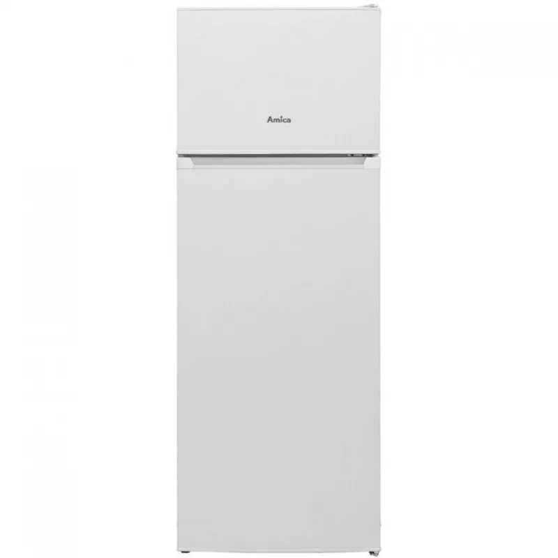 Šaldytuvas-šaldiklis AMICA FD2355.4(E) — 235 L, viršutinis šaldiklis, balta, R600a, atskirai stovintis, 1450×540×570 mm