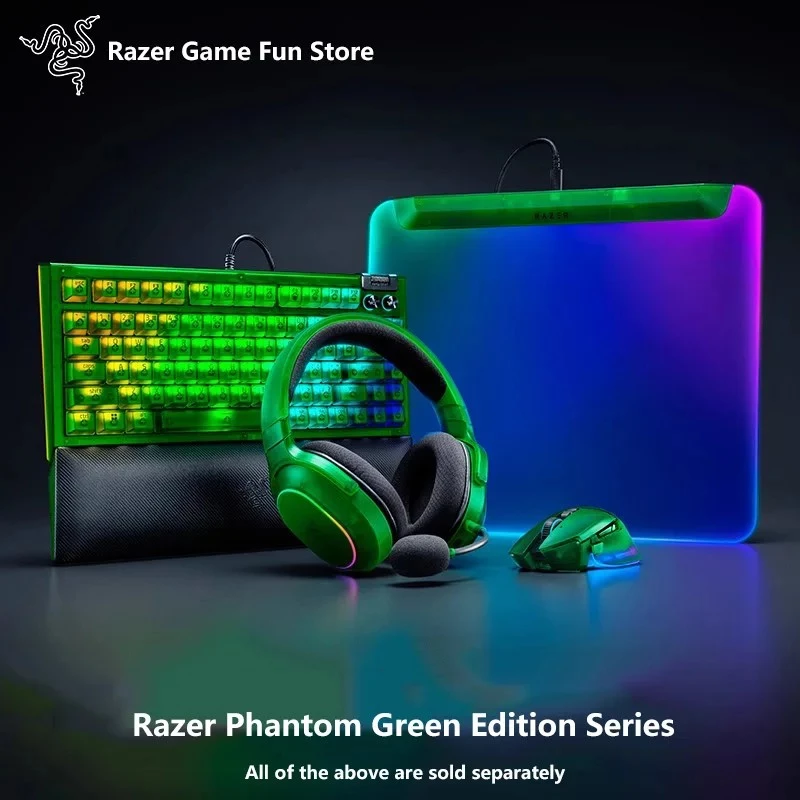 Razer Barracuda X Chroma Headset Wireless galvos juostos žaidimų Bluetooth žalios