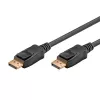 Essential kabelis DisplayPort kištukas > DisplayPort kištukas, 8K / 120 Hz (juoda, 5 metrai, 40 Gbit/s, DisplayPort 2.0 / 2.1)